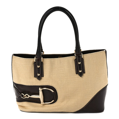Gucci Canvas Medium Hasler Tote 1 of 11