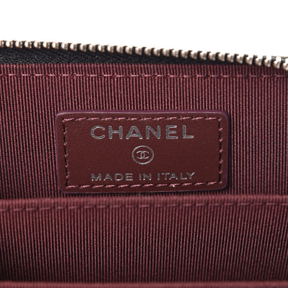 Chanel Caviar Quilted Zip Coin Purse Black 6 of 8