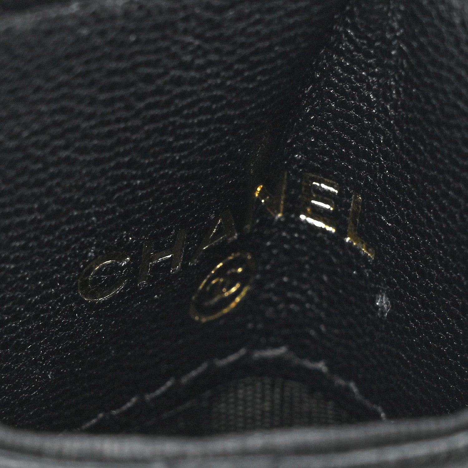 Chanel Goatskin Quilted Chanel 19 Card Holder On Chain Black 6 of 10