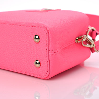 Louis Vuitton Taurillon Monogram Tuffetage Capucines Mini Fluo Pink 7 of 7