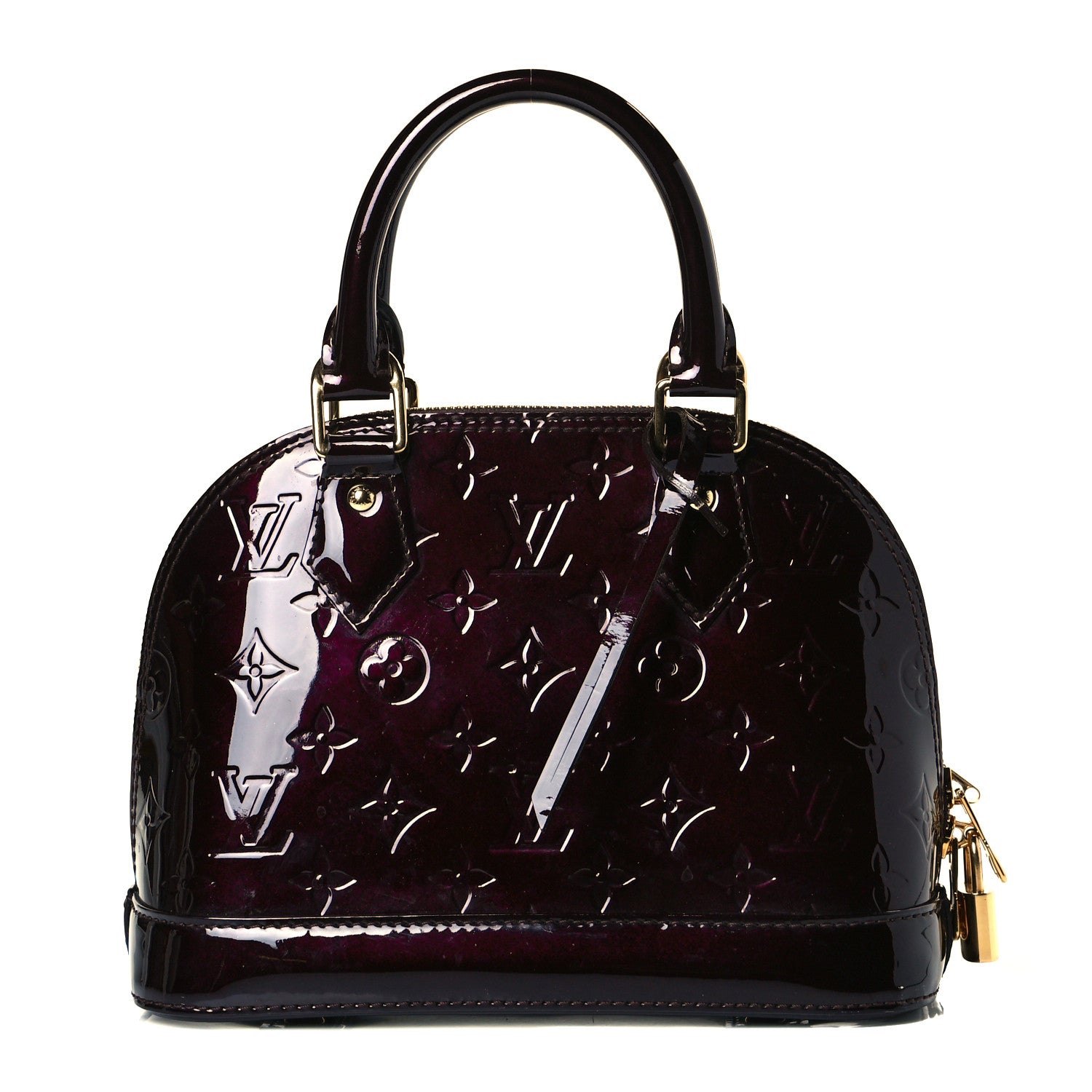 Louis Vuitton Vernis Alma BB Amarante 1 of 9