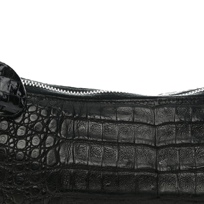 Nancy Gonzalez Crocodile Chain Hobo Black 13 of 14