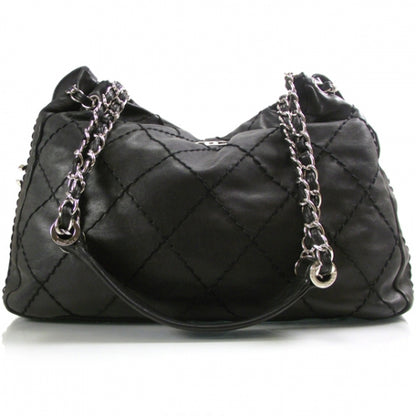 Chanel Lambskin Expandable Stitched Tote Black 1 of 14