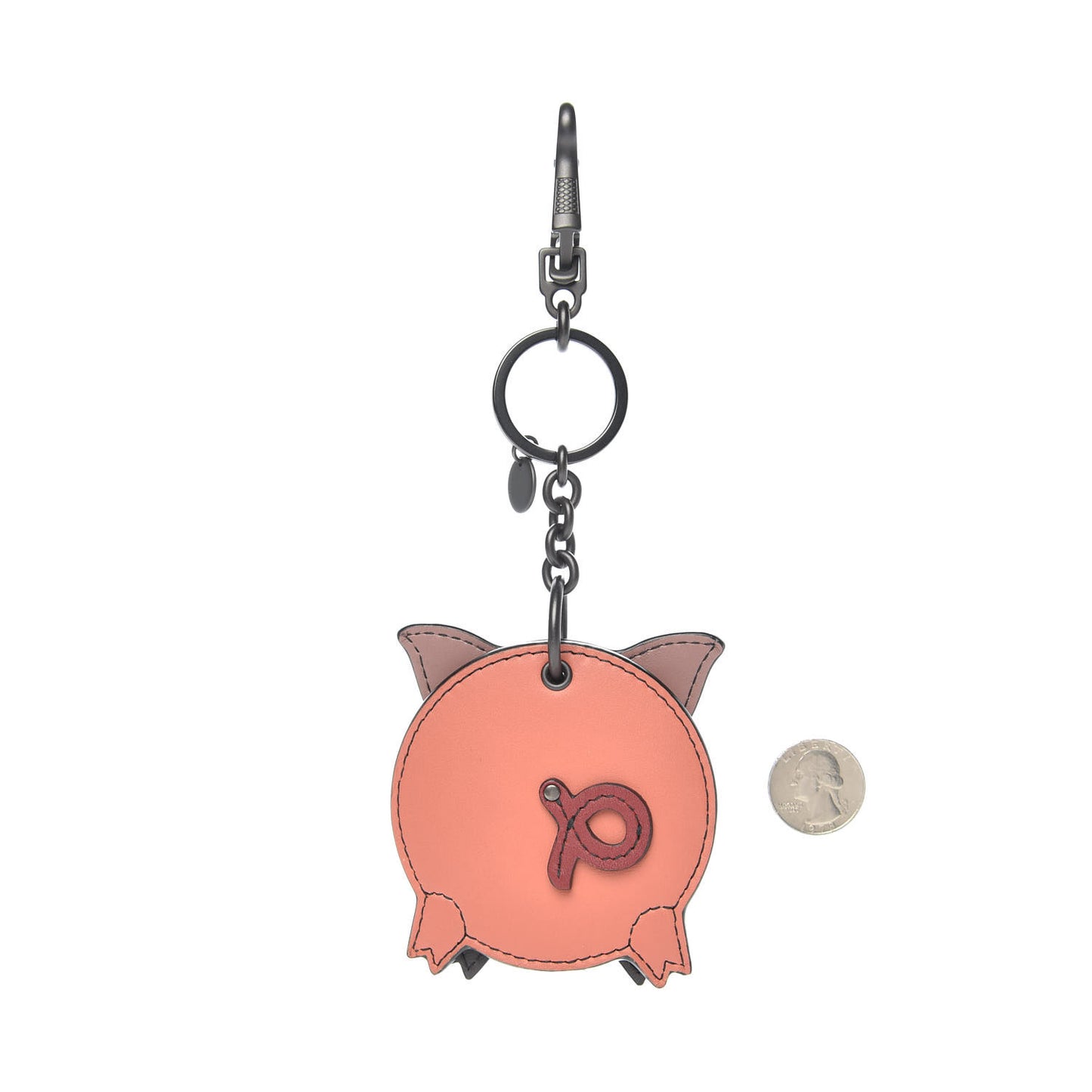 Nappa Intrecciato Pig Charm Multicolor