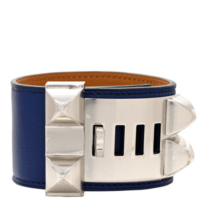 Hermes Swift Collier de Chien CDC Bracelet S Bleu Saphir 3 of 6