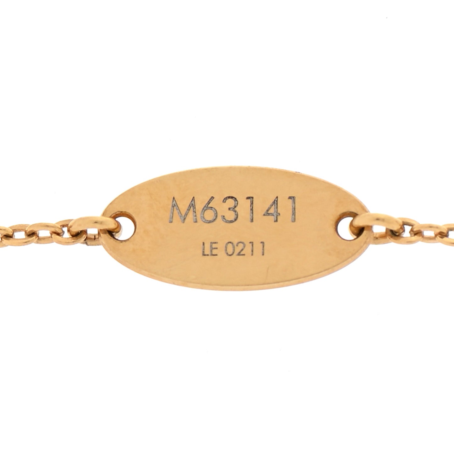 Nanogram Name Tag Necklace Gold