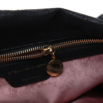 Stella McCartney Shaggy Deer Falabella Fold Over Tote Black 10 of 14
