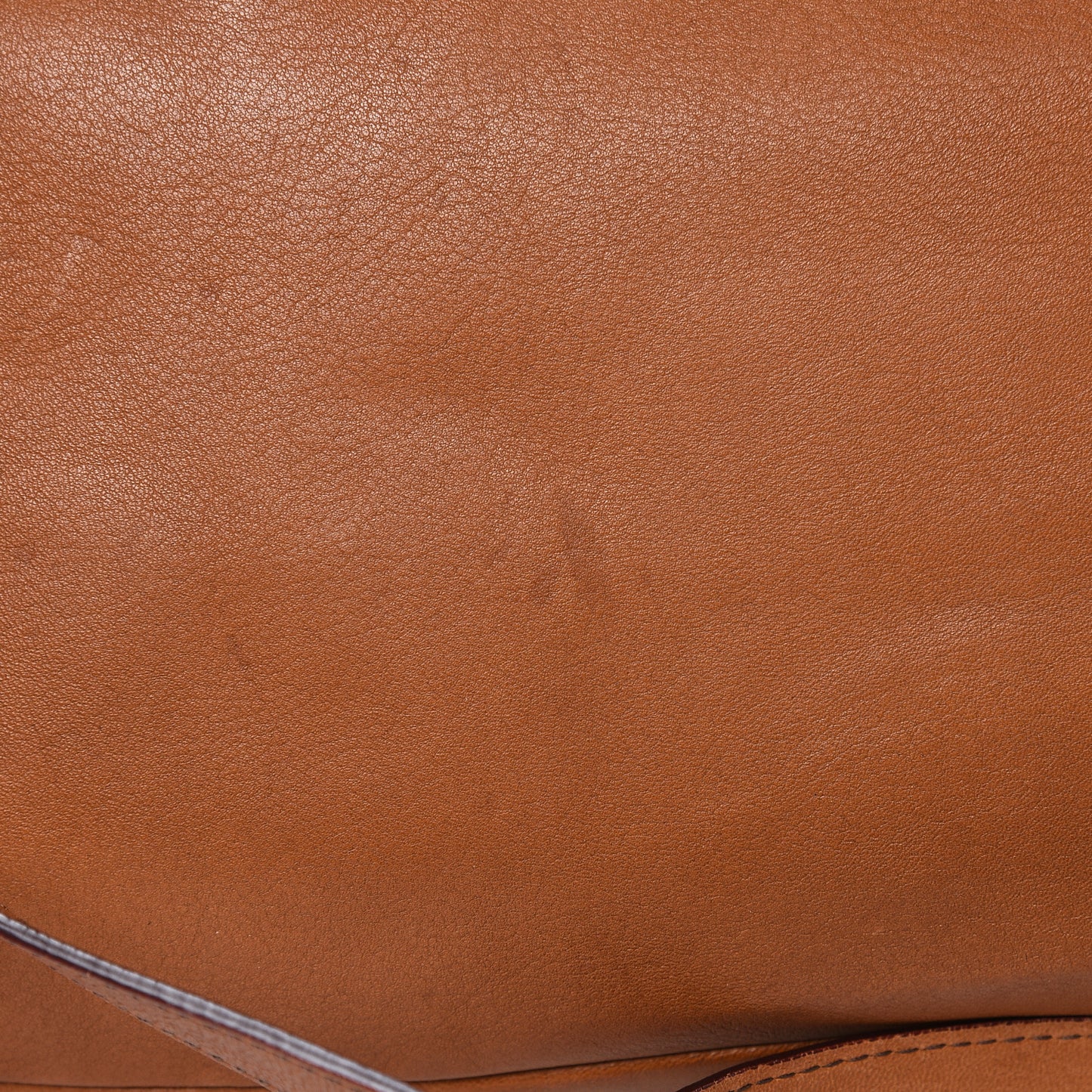 Calfskin Shoulder Bag Brown