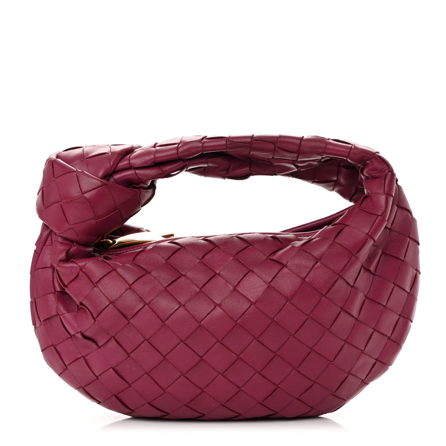 Nappa Intrecciato Mini Jodie Cinnabar
