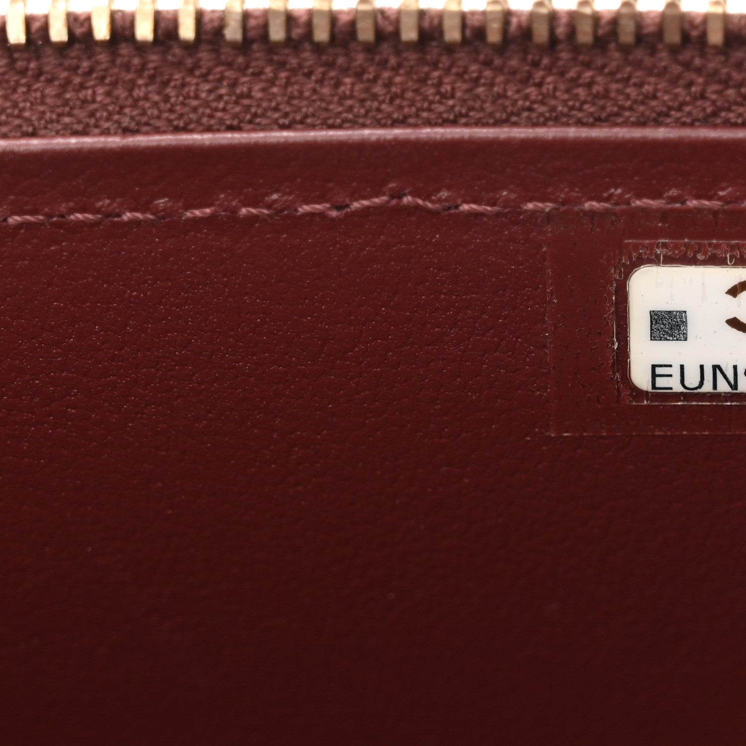 Chanel Lambskin Quilted Metal Small Top Handle Vanity Case With Chain Burgundy 7 of 11
