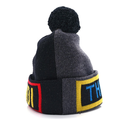 Fendi Wool Logo Beanie Black Multicolor 5 of 8