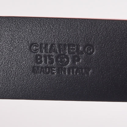Chanel Patent CC Logo Skinny Belt 85 34 Pink 4 of 8