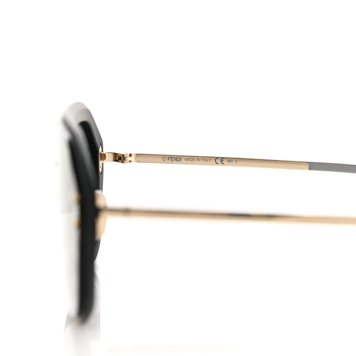 Fendi FF Fabulous Shield Sunglasses FF M0039/G/S Black 5 of 7