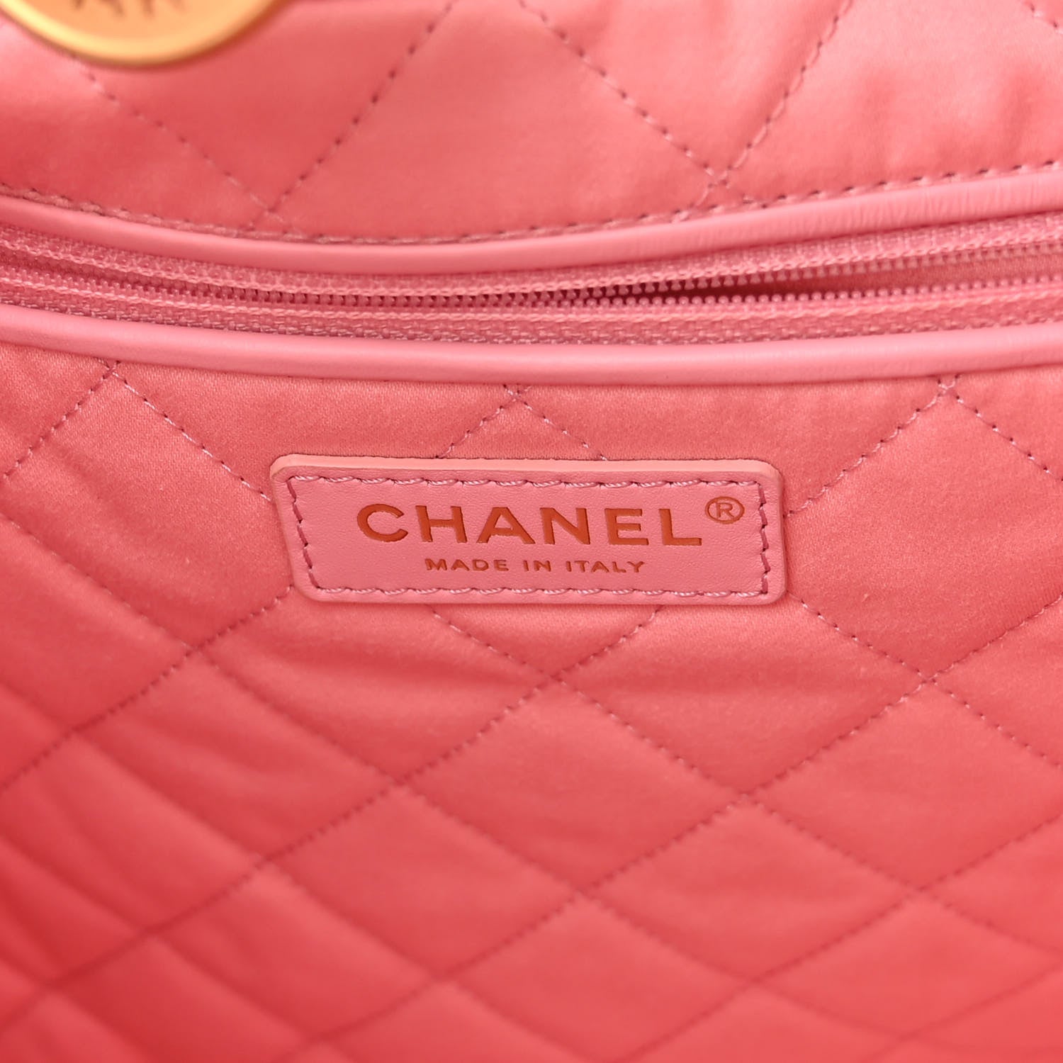 Chanel Shiny Calfskin Quilted Chanel 22 Pink 7 of 11