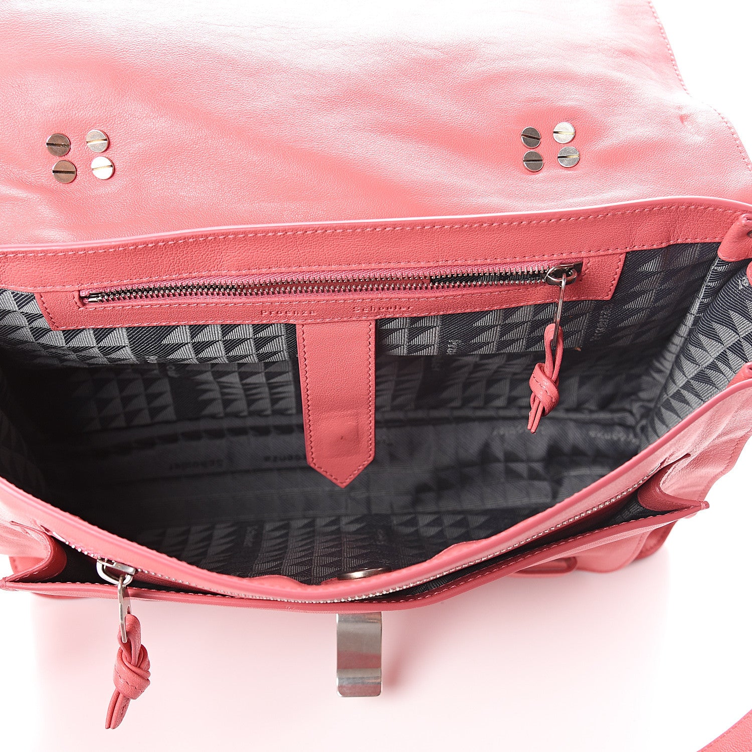 Proenza Schouler Lambskin Medium PS1 Satchel Hibiscus 4 of 8
