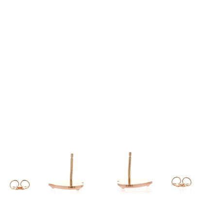 Tiffany 18K Rose Gold Return To Tiffany Love Heart Earrings 3 of 5