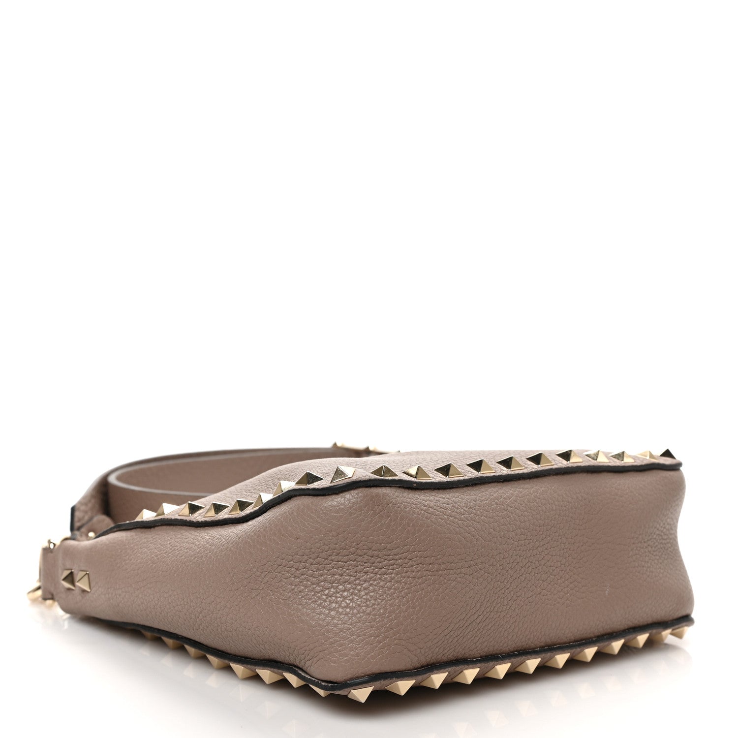 Valentino Garavani Pebbled Calfskin Mini Rockstud Flip-Lock Messenger Bag Poudre 4 of 8