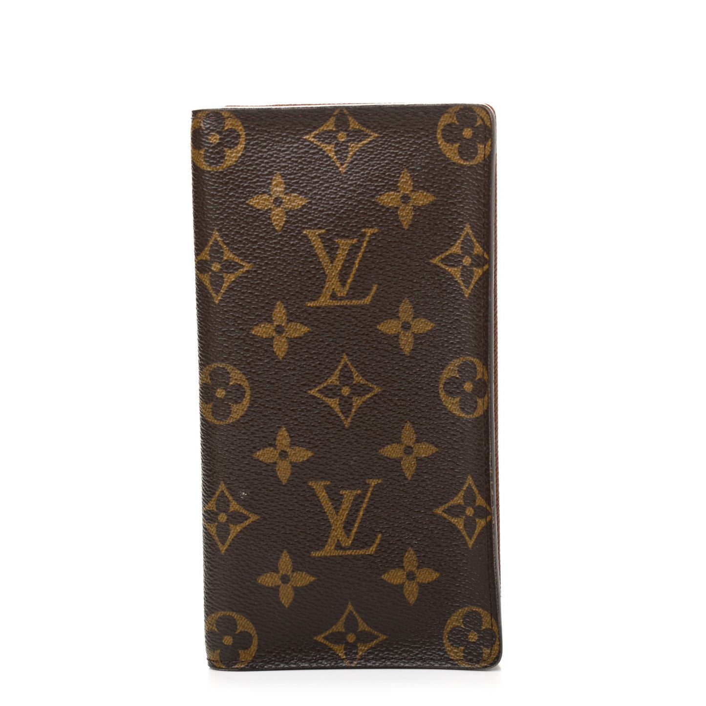 Monogram Checkbook Holder Case Wallet
