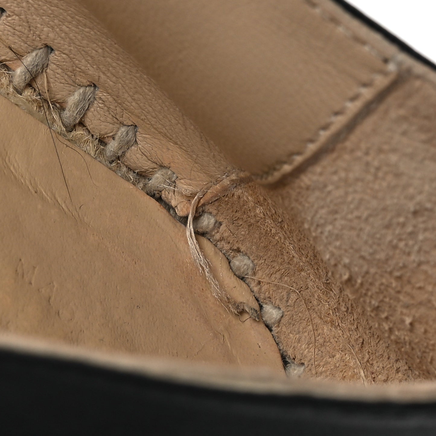 Lambskin CC Espadrilles 39 Black