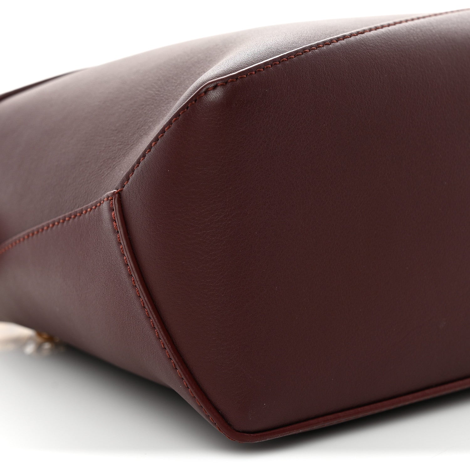 Loewe Calfskin Small Puzzle Edge Bag Burgundy 8 of 9
