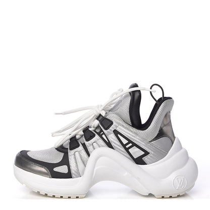 Louis Vuitton Calfskin Technical Nylon LV Archlight Sneaker 36.5 White 1 of 14