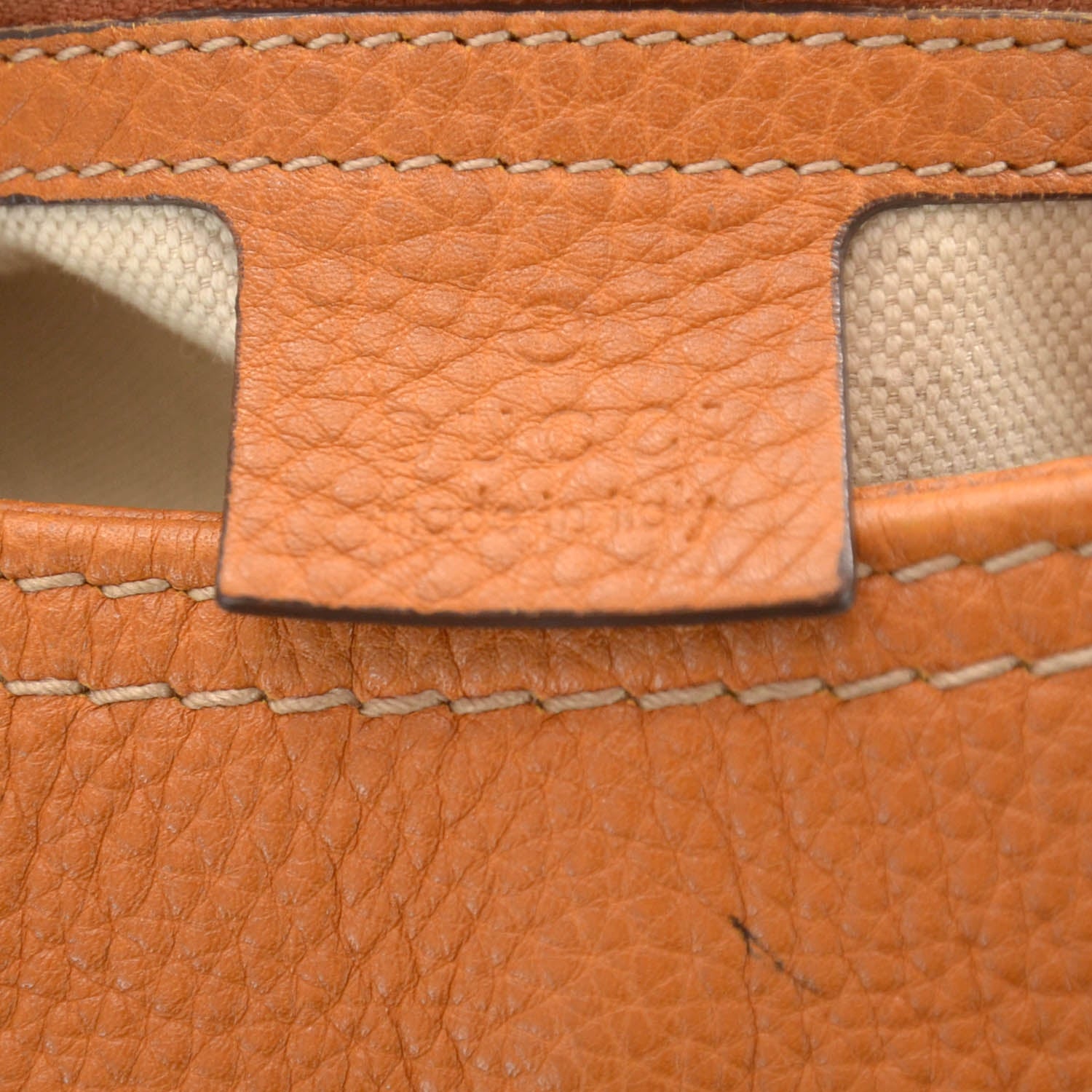 Gucci Leather Heritage Medium Shoulder Bag Light Tobacco 5 of 8