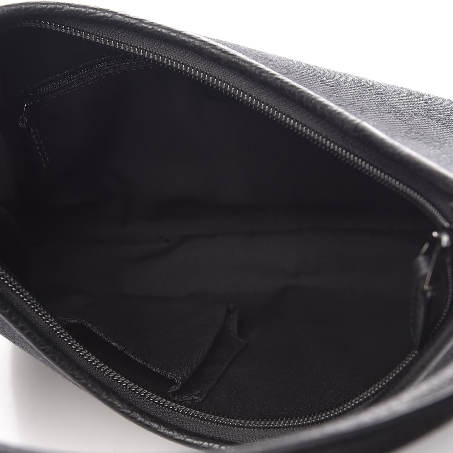 Gucci Denim Monogram Abbey D Ring Hobo Black 7 of 15