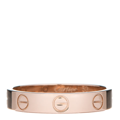 Cartier 18K Pink Gold 3.5mm LOVE Wedding Band Ring 53 6.25 1 of 4