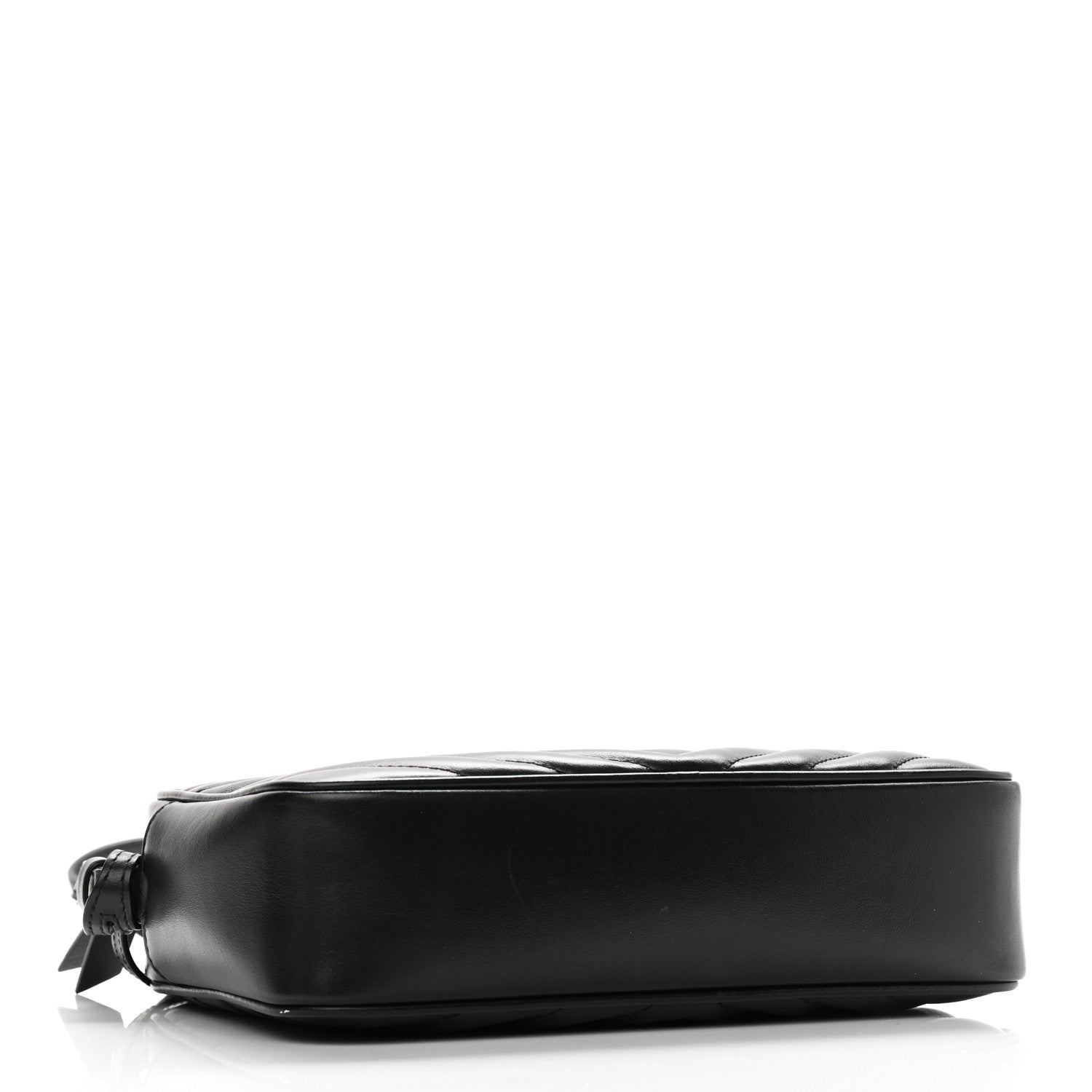 Saint Laurent Calfskin Matelasse Monogram Lou Camera Bag Black 4 of 11
