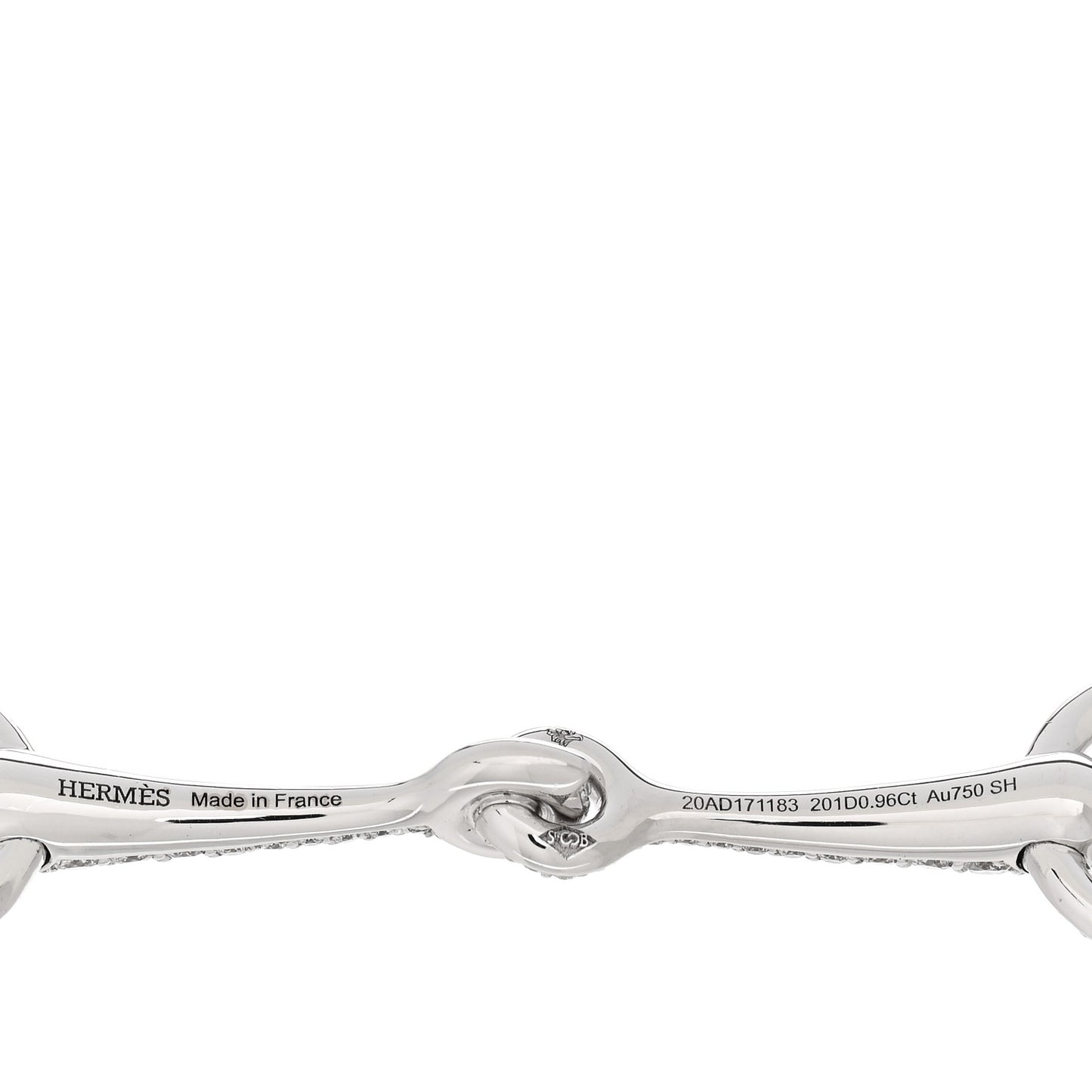 18K White Gold Diamond TPM Filet d'Or Bracelet SH