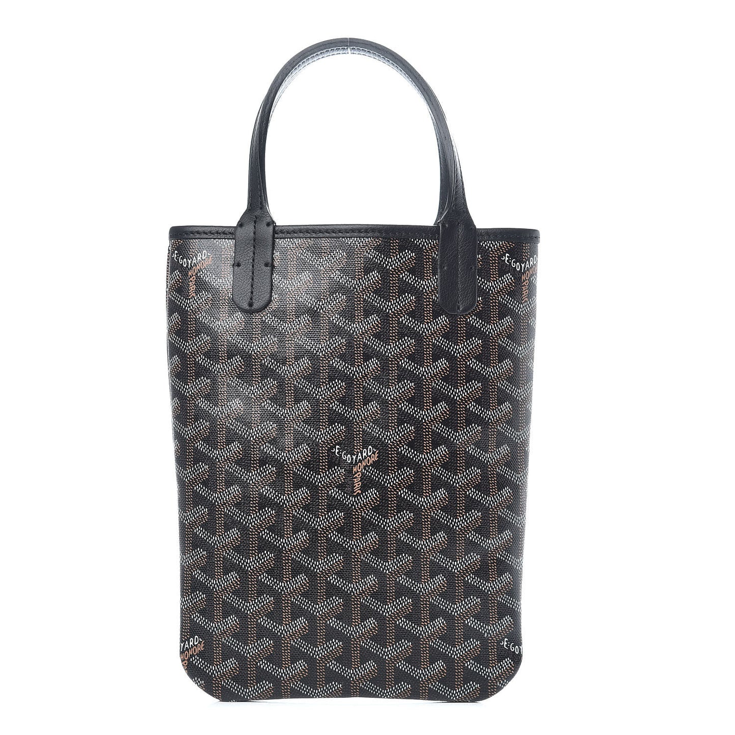 Goyardine Poitiers Tote Black