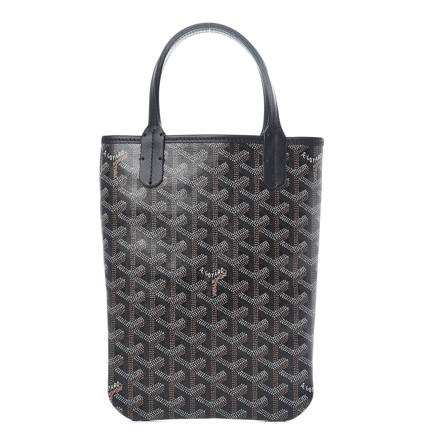 Goyard Goyardine Poitiers Tote Black 1 of 9