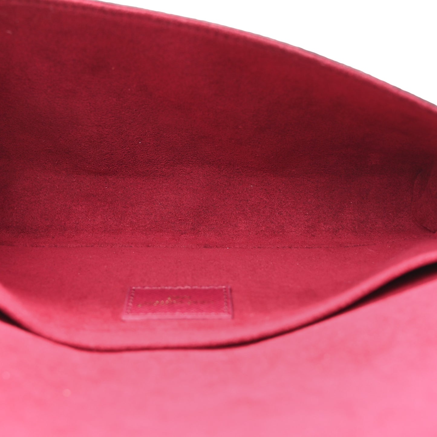 Monogram Pochette Felicie Chain Wallet Fuchsia