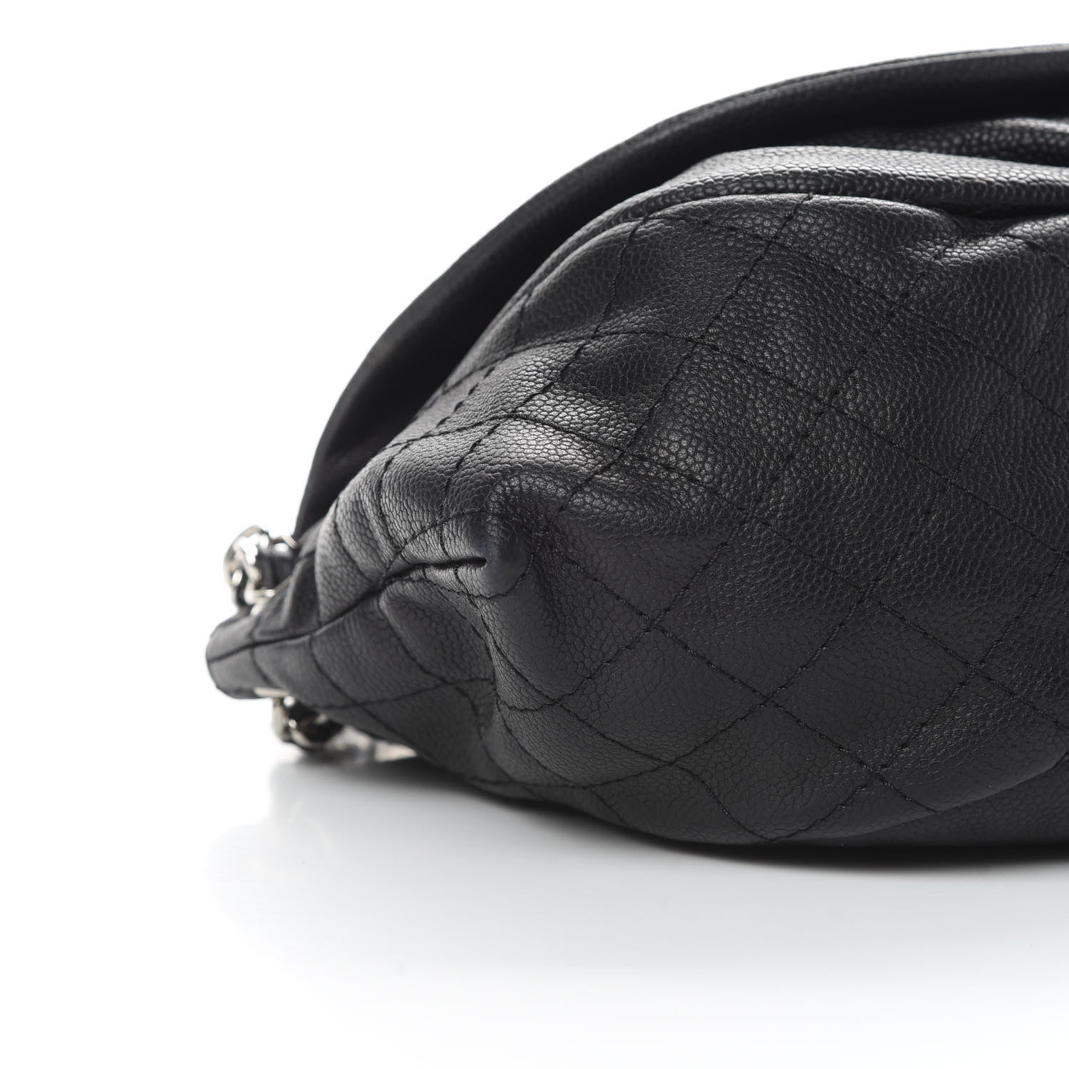 Chanel Caviar Half Moon Large Flap Black 9 of 11