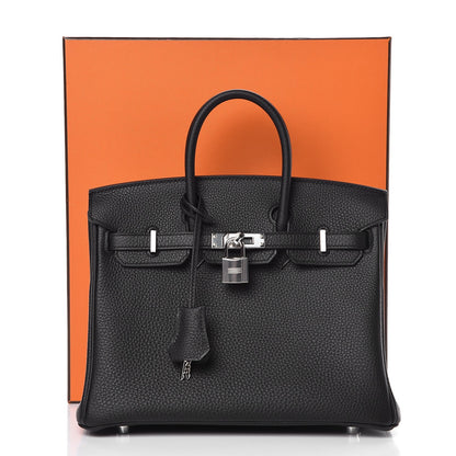 Hermes Togo Birkin 25 Black 27 of 27