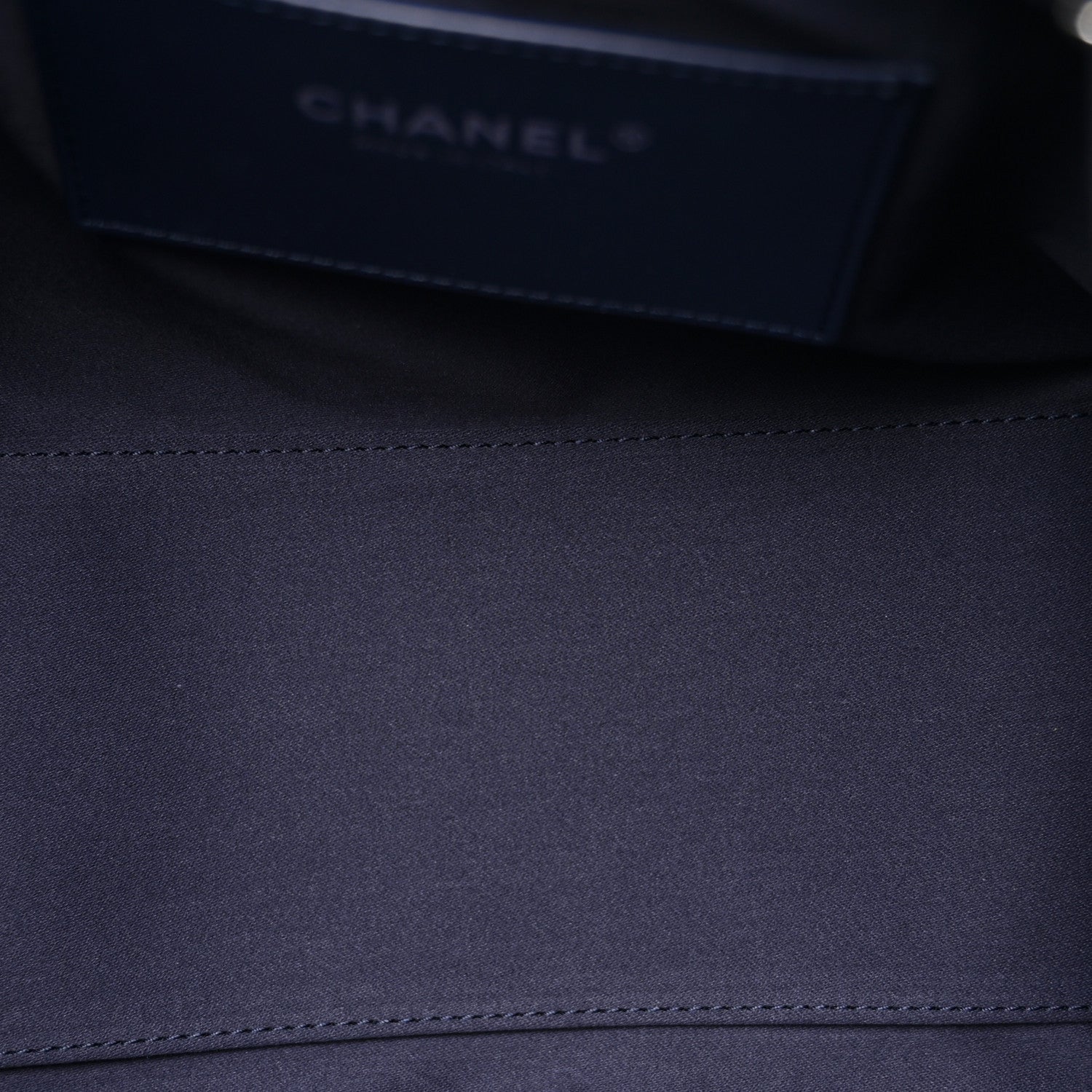 Chanel Caviar Quilted Small Chanel 25 Handbag Dark Navy 5 of 11