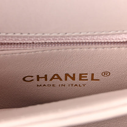 Chanel Lambskin Quilted Small Trendy CC Flap Dual Handle Bag Lilas Lilac 6 of 11