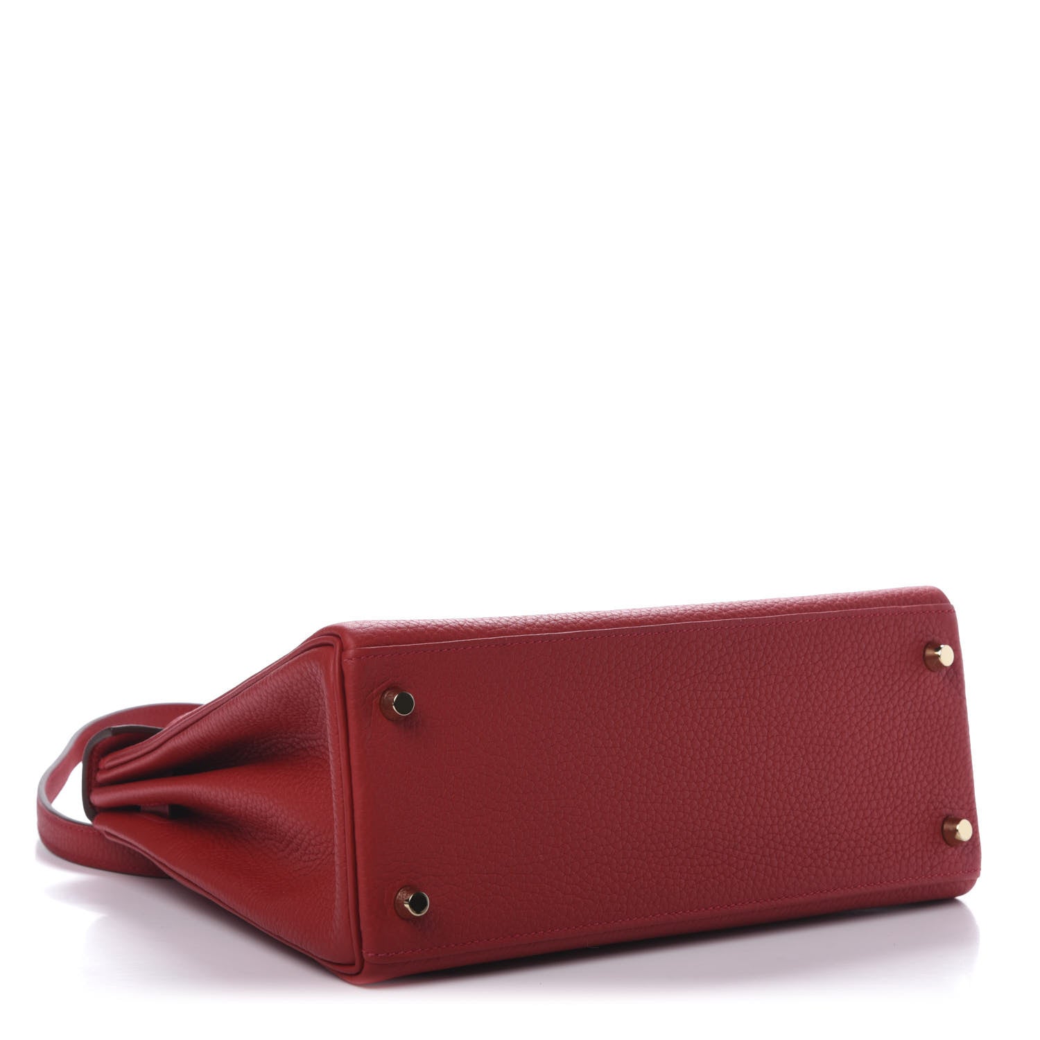 Hermes Taurillon Clemence Kelly Retourne 28 Rouge Casaque 4 of 11