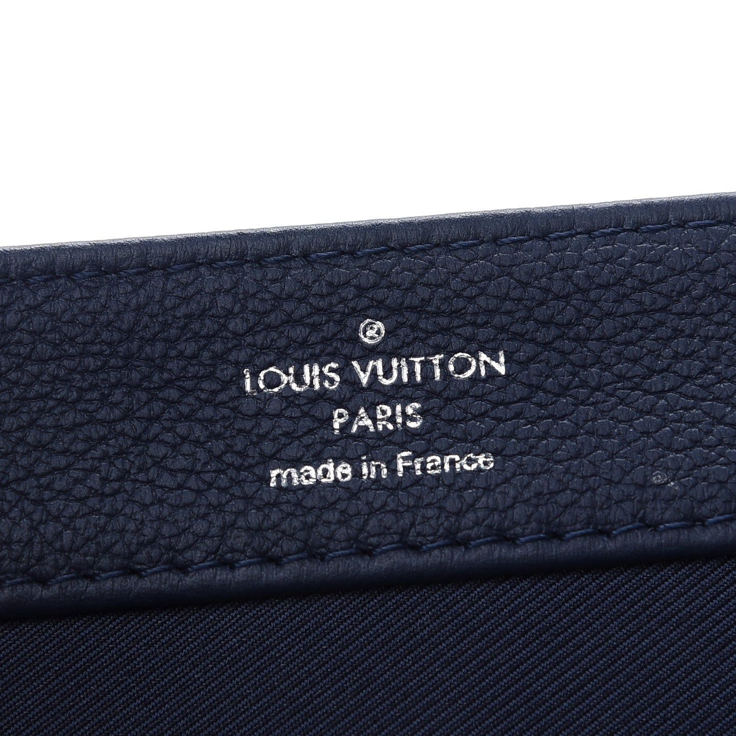 Calfskin Lockme II Chain Bag BB Marine Rouge