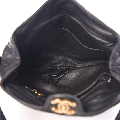 Chanel Lambskin Quilted Flap Shoulder Bag Black 4 of 10