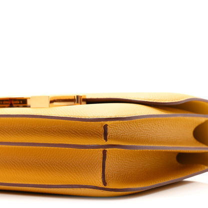 Hermes Epsom Constance 18 Jaune Ambre 10 of 11