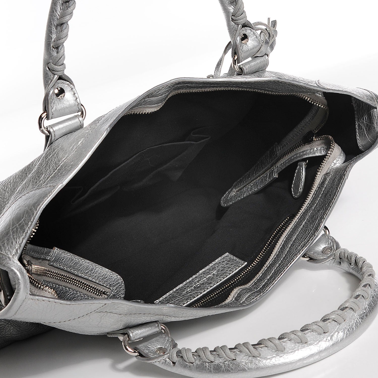 Balenciaga Agneau Giant 12 Silver Hardware City Gris Aluminum 10 of 14