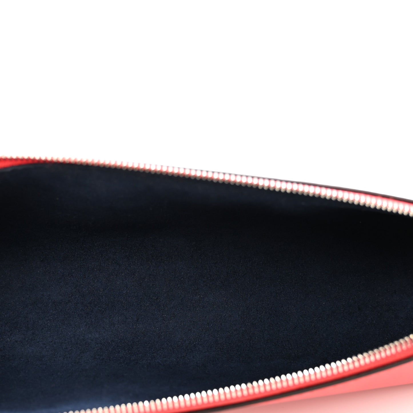 Monogram Elizabeth Pencil Pouch Red