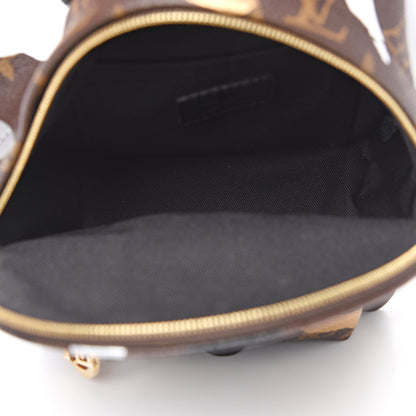 Louis Vuitton X LOL Monogram Palm Springs Backpack Mini Gold Silver 4 of 9