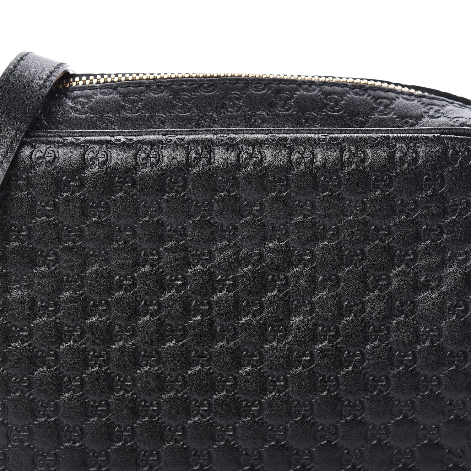 Gucci Microguccissima Mini Bree Messenger Bag Black 10 of 10