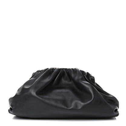 Bottega Veneta Smooth Butter Calf The Pouch Oversized Clutch Black 1 of 8