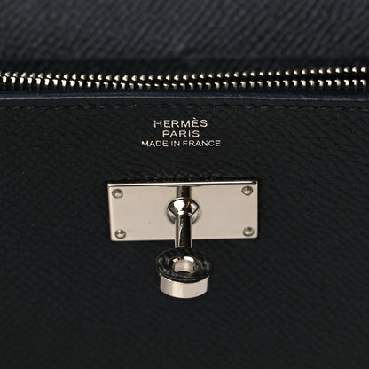 Hermes Epsom Kelly Wallet To Go Black 6 of 9