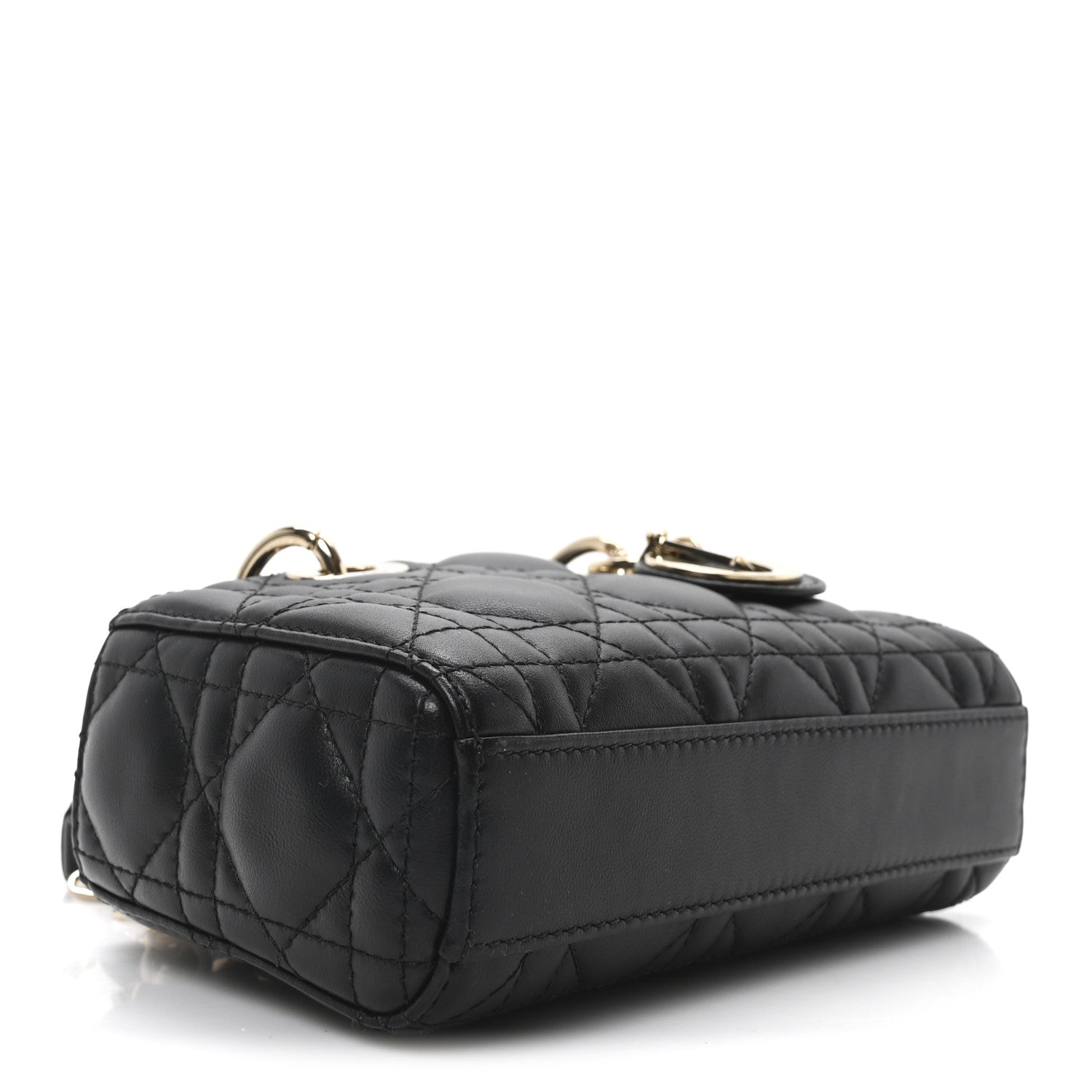 Christian Dior Lambskin Cannage Micro Lady D-Joy Black 4 of 9