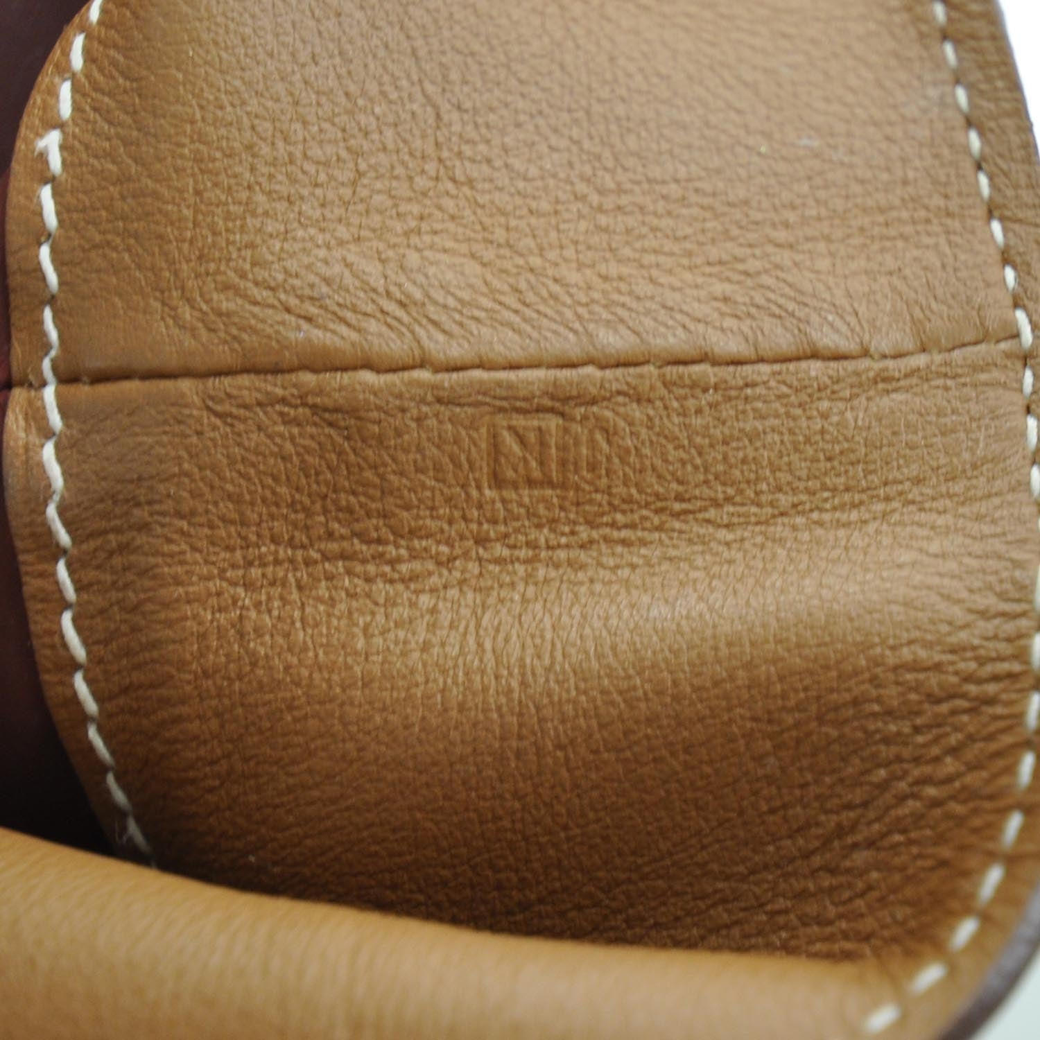 Hermes Swift Leather Be-Bop PM Pouch Gold 8 of 8