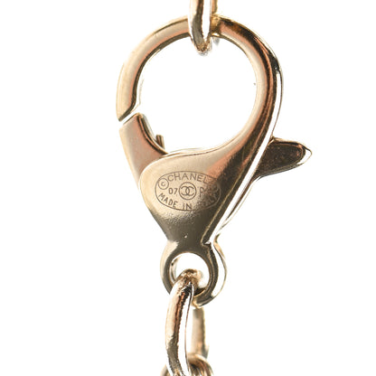 Chanel Pearl Charms Coco Chanel Logo Necklace 7 of 7